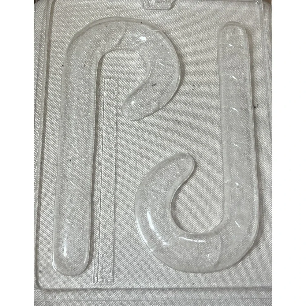 Christmas 5Pack Chocolate Candy Mold, 2 Cand Cane, Santa, Christmas Tree,